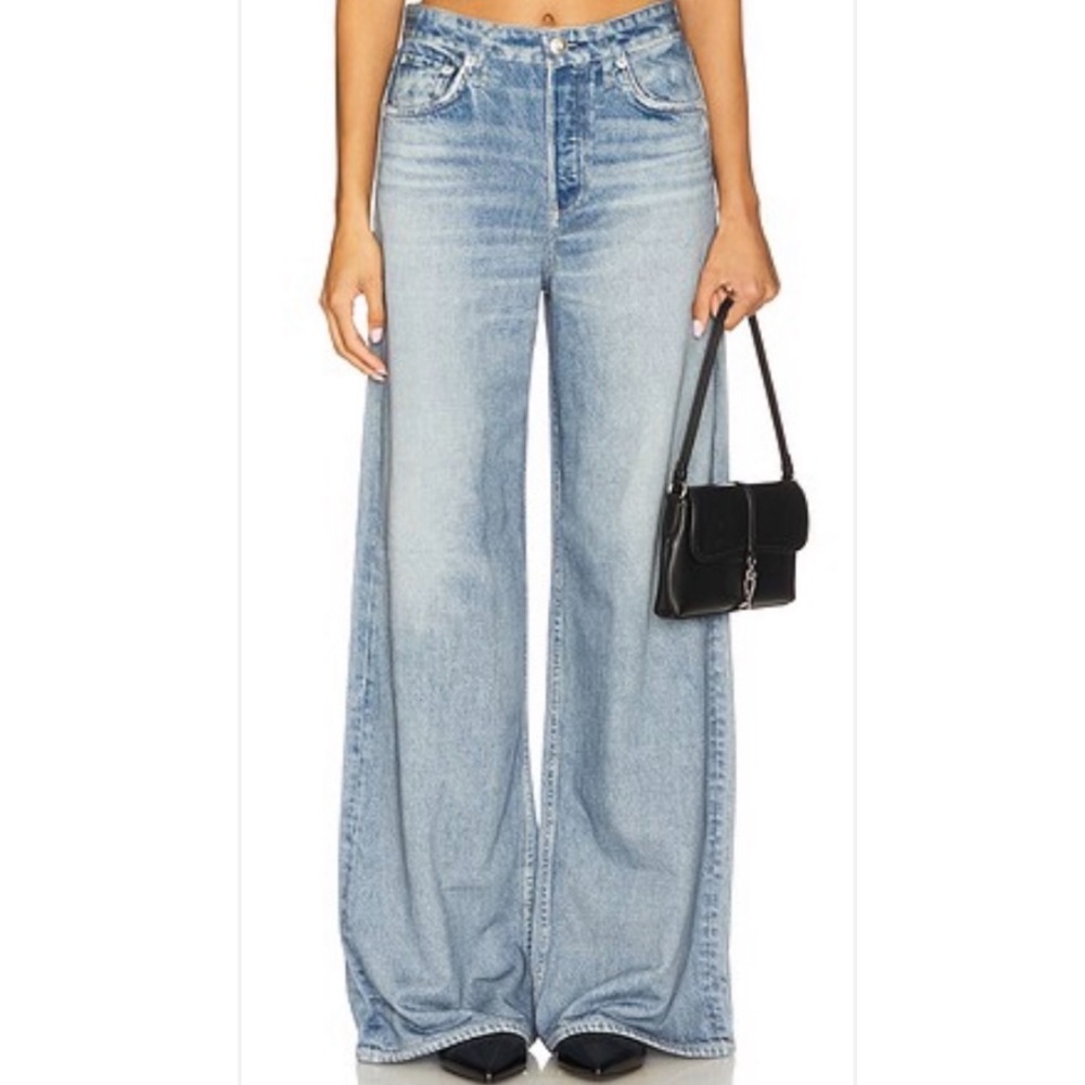 Rag & Bone Miramar Terrie Sophie Wide Leg Jeans (pants) in Rally